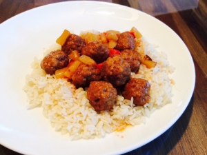 Gluten Free, Dairy Free Crockpot Sweet and Sour Meatballs